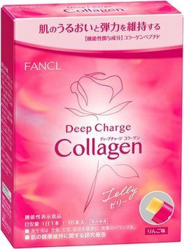 FANCL Колагенове желе у стіках Deep Charge Collagen Jelly 10psc 4033 фото