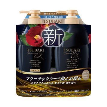 Shiseido Преміум сет інтенсивне відновлення Tsubaki Premium EX Intensive Repair Set 400+400 ml 2039 фото
