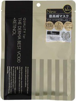 Маска з ретинолом Quality 1st The Derma Best VC100 + Retinol 5 Sheets 1514 фото