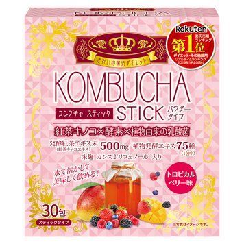 Yuwa Комбуча у стіках з тропічно-ягідним смаком Kombucha Stick 30 days 4009 фото