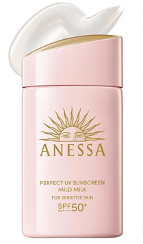 Anessa Японська сонцезахисна емульсія для чутливої шкіри Perfect UV Mild Milk for sensitive skin SPF50+ PA++++ Shiseido 60ml 1631 фото