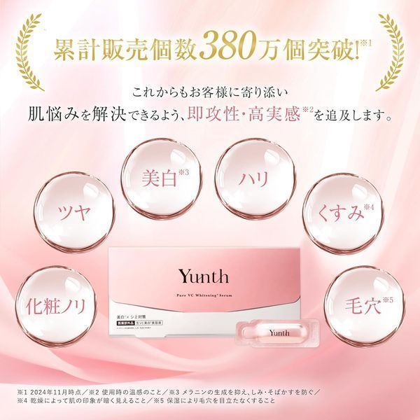 Yunth Освітлююча сироватка з вітаміном С Pure VC Whiteninng Serum 28 pcs 1231 фото