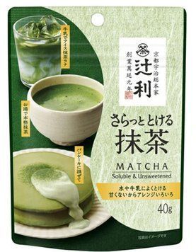 Tsujiri Натуральний Японський Матча Matcha Soluble & Unsweetened 40g 4051 фото