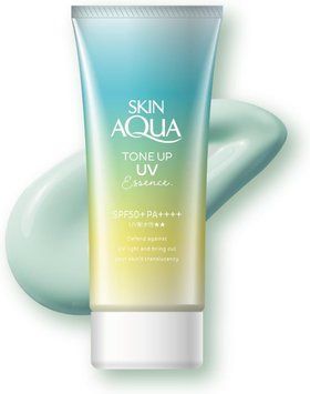 Skin Aqua Сонцезахисний есенція з ефектом корекції шкіри Tone Up UV Essence Green SPF50+PA++++ 80g 1622 фото