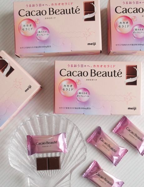 Cacao Beauty Японський шоколад для краси з какао-церамідами Meiji 60g 2222 фото