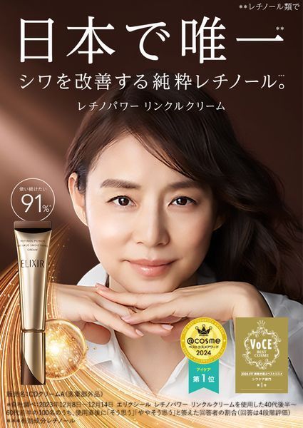 Shiseido ELIXIR Преміальний антивіковий крем для шкіри навколо очей RETINOL POWER WRINKLE SMOOTHING CREAM S 15g 1441 фото