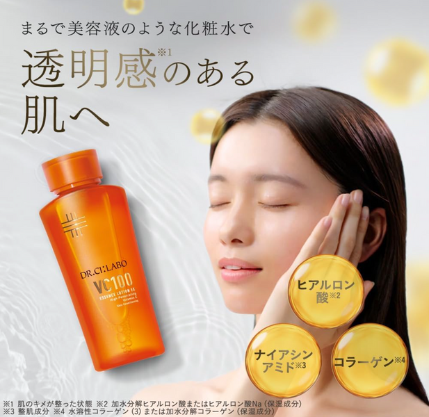 DR.CI:LABO Японський антивіковий лосьйон з вітаміном С VC100 Lotion 150 ml 1109 фото