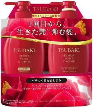 Tsubaki Преміум сет зволоження та відновлення Shiseido Premium Moist & Repair Shampoo + Conditioner 450ml 1011 фото